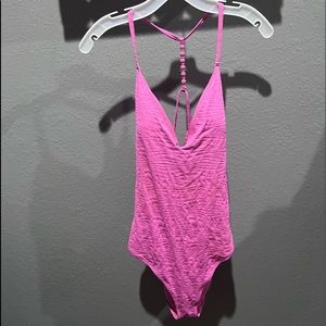 Aerie pink one piece